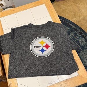 Steelers Short Sleeve Tee - Charcoal